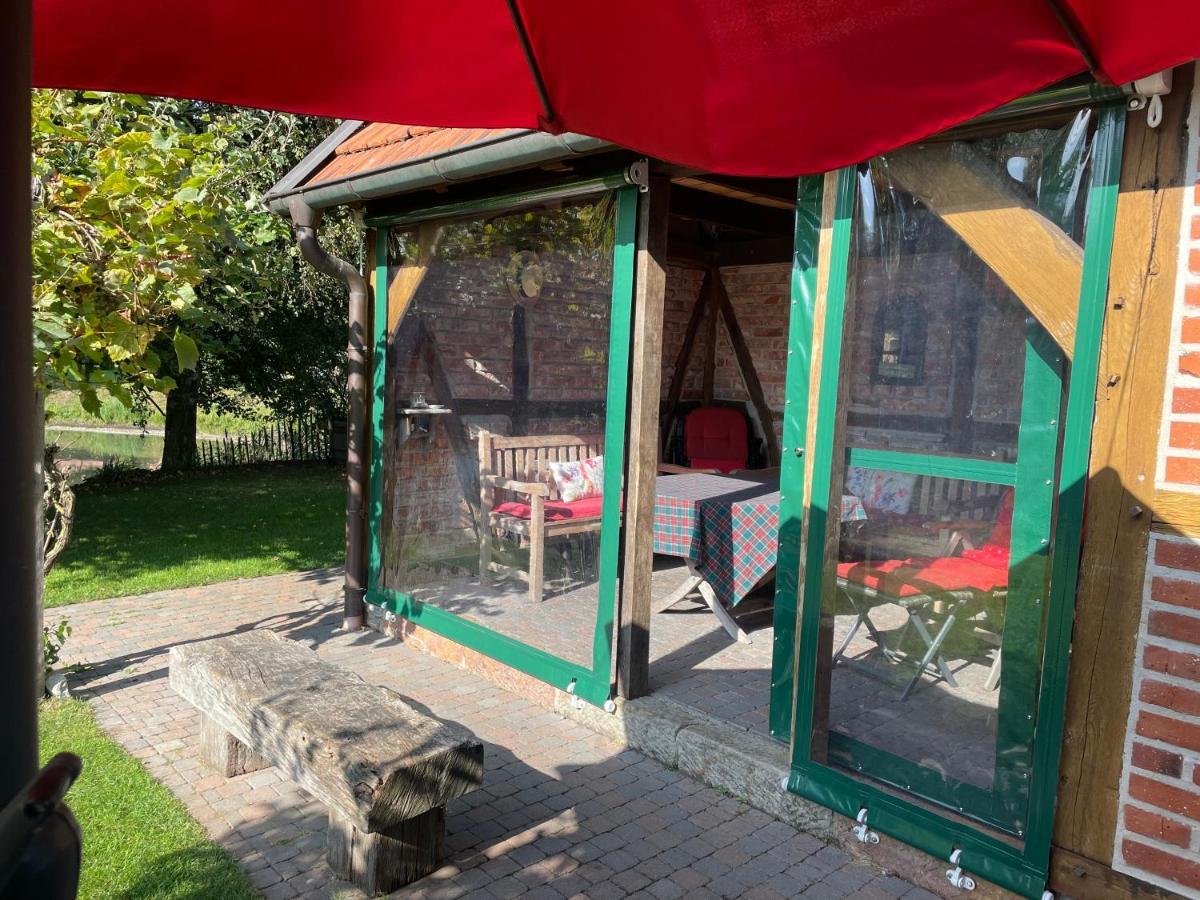 Gemuetliches Fachwerkhaus Am See Mit Kamin Warendorf Eksteriør billede